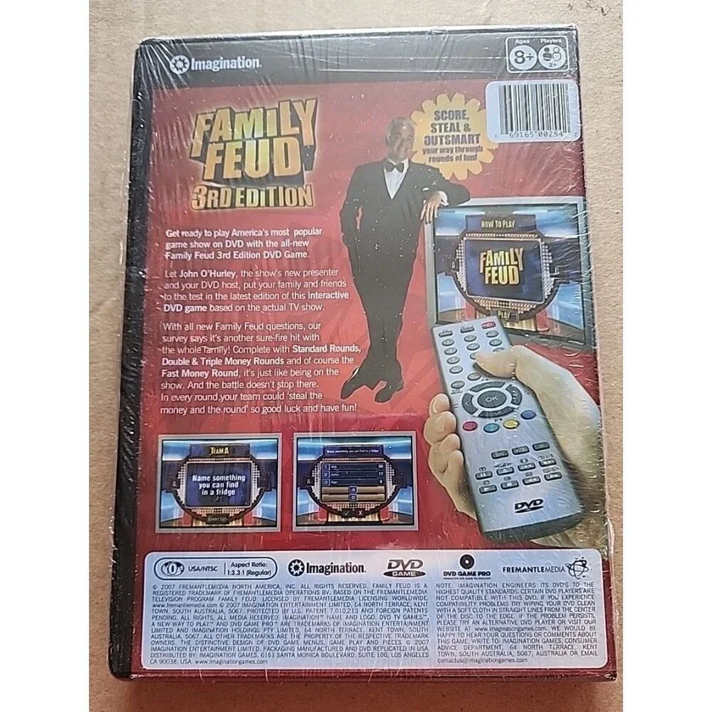 2007 Family Feud 3rd Edition DVD Game by Imagination